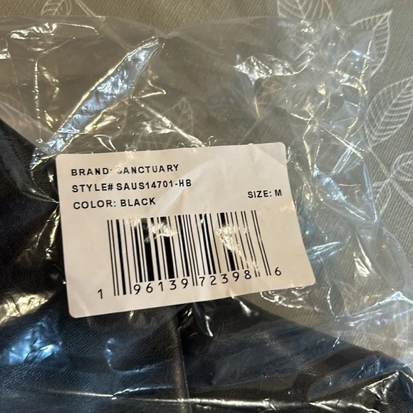 Ladies Sanctuary Vegan Leather Coat. - Picture 8 of 8